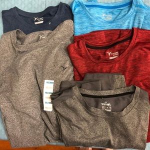 Bundle of men’s active wear shirts
